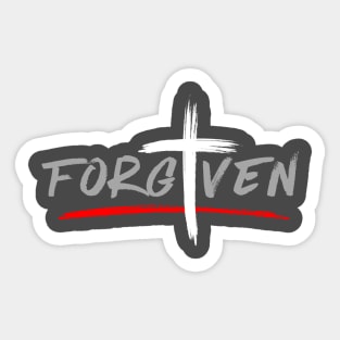 Forgiven Sticker